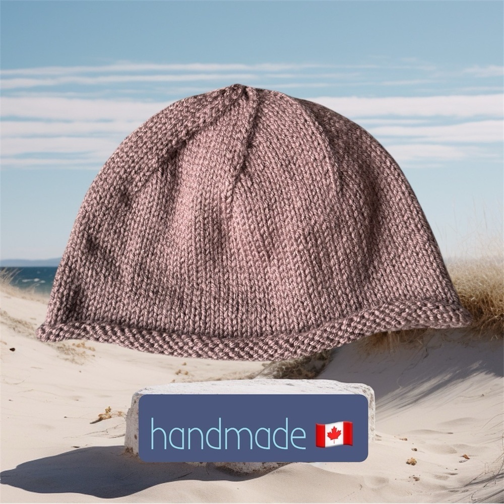 2 for $30 🆕Handmade Mauve Knit Hat